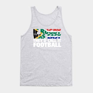 South African Rugby Joke With Flag Colors Tank Top